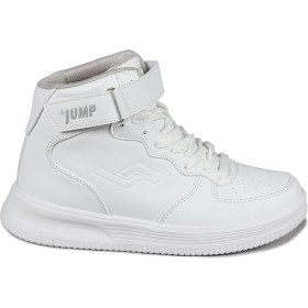 Resim Jump 16308 Yüksek Bilekli Beyaz Kadın Sneaker Günlük Spor Ayakkabı 