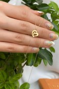Resim Bayar Gold 14 Ayar Altın Soft Kalp Kolye 