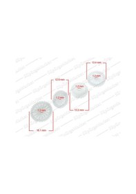 Resim Philips Uyumlu Satinelle Epilasyon Makinesi Dişli Takımı - 257990071 