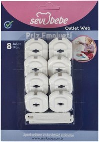 Resim Sevi Bebe 8628 Priz Emniyeti 8 Adet 