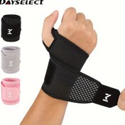 Resim 1 adet Dayselect Hafif Nefes Alabilen Sıkıştırma Bilek Desteği - Ayarlanabilir saç tokası ve Döngü Kapatma, Naylon Karışımı ve Spandeks, Sadece Elde Yıkama, Erkekler ve Kadınlar İçin, Spor Fitness, Jimnastik, Koşu, Bisiklet, Yürüyüş, Jimnastik Aksesuarları, Şık Tasarım, Güvenli Uygun Tasarım, Egzersiz Koruma, Koşu Ekipmanı, Hafif Desteği, Sıkı Uygun, Dayanıklı Yapı, Esnek Malzeme, Fitness Aksesuarı, Aktif Yaşam, Fitness Tutkunu 