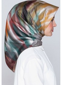 Resim Armine Özel Nostalji Serisi Twill İpek Eşarp Modelleri 8339D-35 