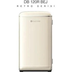 Resim Dijitsu DB120 E 93 lt Statik Bej Retro Buzdolabı Tek Kapılı ve Sessiz Çalışma Özelliği 