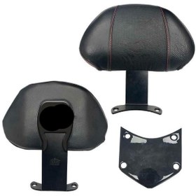 Resim SEVGENT Mondial 125 Strada Uyumlu Kırmızı Desen Sissy Bar 