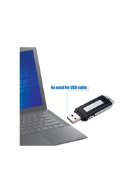 Resim Kingboss KB-II 8 GB USB Flash Disk Ses Kayıt Cihazı Siyah 