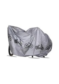 Resim Xindoker Motorsiklet, Bisiklet Ve Elektrikli Araçlar İçin Su Geçirmez, Güneş Engellli, Dört Mevsim Kullanıma Uygun Gri Korumalı Battaniye Açık Gri 
