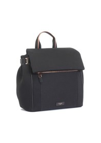 Resim Storksak St. James Bebek Bakım Çantası Siyah Scuba 38x34x14 CM Gri - Siyah 