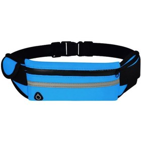 Resim Teltree Geniş Boyut Su Geçirmez Spor Bel Çantası - 4-6 İnç Telefon Uyumlu - Yürüyüş, Koşu, Seyahat İçin Mavi Koyu Mavi 