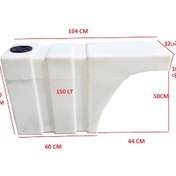 Resim Karavan Teker Üstü Su Deposu 130Lt. 