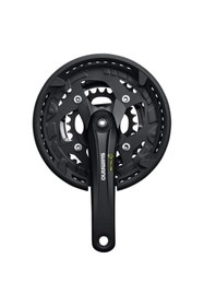 Resim shimano Alivio FC-T4010 Octalink Aynakol 48-36-26T 3x9V 175mm Siyah 