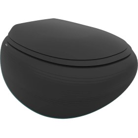 Resim Bocchı Bocchi Strata Asma Rimless Klozet Mat Siyah Kapak Dahil 1412-004-0128 