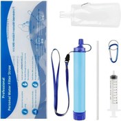 Resim Willowhaven Kamp Için 4 Parça Portatif Su Arıtıcı Seti Dayanıklı Abs Filtre 