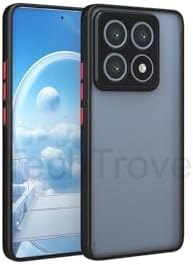 Resim Xiaomi 14T Kılıf Buzlu Tasarım Kenarları Yumuşak Kamera Koruma Çıkıntılı Kapak Siyah 