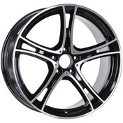 Resim EMR-19247-09 8.0x19" -5x120 ET35 66.6 Black Diamond Jant (4 Adet) 