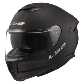 Resim Ls2 Stream 2 Kapalı Kask Siyah XL Tek Renk Özellikli Motorsiklet Aksesuarı 