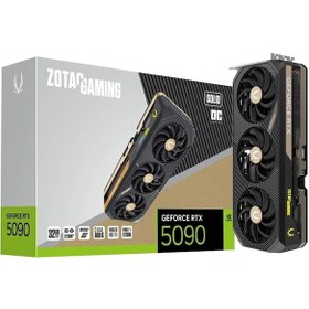 Resim Zotac Rtx5090 32gb Gddr7 512bıt 3xdp/hdmı Geforce Rtx 5090 Gamıng Solıd Oc Ekran Kartı 