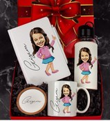 Resim Ejoya Kişiye Özel Karikatür Tasarım Hediye Paketi 96730 