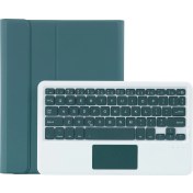 Resim Sunsky T098B-A Bluetooth Klavye Kılıfı Için iPad Air 4 10.9 Inç (2020) Koyu Yeşil (Yurt Dışından) 