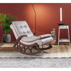 Resim Most Woodarm %100 Ağaç Dinlenme Koltuğu İthal Nubuk Kumaş Eviniz 