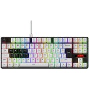 Resim Pulsar PCMK2HE821W HE %80 TKL ISO Hall Effect Manyetik Switch RGB Hotswap Mekanik Oyuncu Klavyesi 