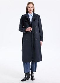 Resim Lauren Ralph Lauren Lacivert Kadın Standart Trençkot 297951259 