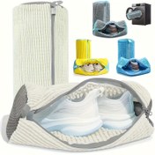 Resim 1 adet Aivher Kabarık Fiber 360° Çevre Temizleme Ayakkabı Yıkama Çantası - Fermuarlı Kapanışlı Yeniden Kullanılabilir Dayanıklı Makine Yıkanabilir Çamaşır Çantası, Ayakkabılar, Sneakerlar, Ayakkabılar için Renksiz Solma Dirençli Chenille Kumaş, Yıkama Makinesi ve Kurutucu, Fermuarlı Kapanışlı Pouch, Makine Yıkanabilir Çamaşır Çantası | Fermuarlı Pouch | Dayanıklı Kumaş, Ayakkabı Depolama Organizatörü, Çamaşır Çantaları 