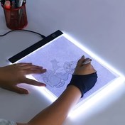 Resim Çocuklar için LED Çizim Kopya Tahtası: Sanatsal El Sanatları - Beyaz, Akrilik (PMMA) Malzeme, WELLFAR Markası 