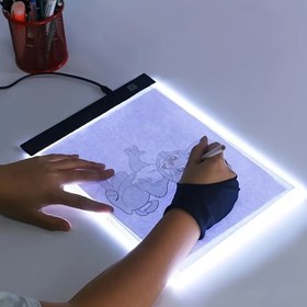 Resim Çocuklar için LED Çizim Kopya Tahtası: Sanatsal El Sanatları - Beyaz, Akrilik (PMMA) Malzeme, WELLFAR Markası 