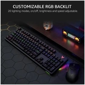 Resim Rapoo V500 Pro Rgb / Antighosting Mekanik Gaming Klavye 