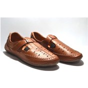 Resim Ernas Dv1 Taba Saraçlı Rok Hakiki Deri Günlük Kadın Ayakkabı Taba 