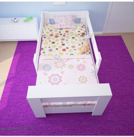 Resim Herseycik Ninnimo Montessori Mdf Karyola Beyaz Y25 - 90X190 Yatak Uyumlu Beyaz 