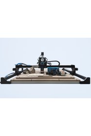 Resim zetcarve - E-SaT M5 MasaÜstü Cnc 2'si 1 Arada 10 Wat Optik Lazer + Router Makine 90X120CM İşlem Alanı 