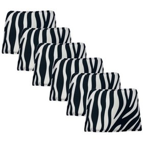 Resim Knsz sırt minderi 6 lı mazlum bonar kumaş cırtlı tel sandalyesi sırtı için 