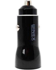 Resim Winex W001 Usba Çift Çıkışlı 3.1A Araç Şarj Aleti Siyah 