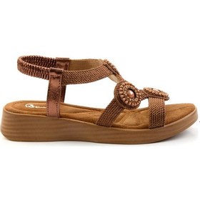 Resim Taba Kadın Sandalet K05727021016 Taba 