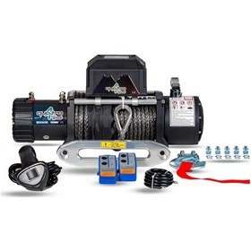 Resim Quatro 13500lb Sentetik Halatlı Vinç 12v 