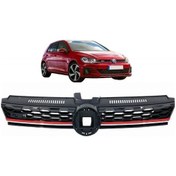 Resim Vw Golf 7.5 Gti Ön Panjur Izgara Kırmızı Şeritli 2017 / 2020 