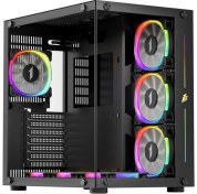 Resim 1st Player Sp8 Siyah 750W 80+ Sılver Atx 3.1 Argb 7X12CM Fan Temperli Cam USB 3.0 Atx Kasa 