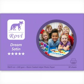 Resim Rovi Dream Satin Fotoğraf Kağıdı 240gsm 50yp 10x15 