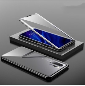 Resim Huawei P30 Pro Manyetik Metal Çerçeve Çift Taraflı Temperli Cam Kılıf 