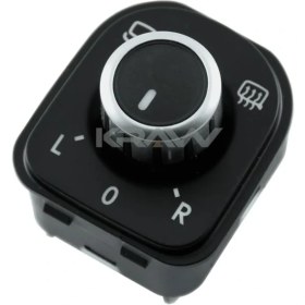 Resim Kraw Myp 5ND959565A Ayna Ayar Anahtarı (Katlanır) Golf Vı Passat cc Tourag Tıguan Jetta Sharan Alhambra Eos 6pın 