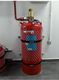 Resim Fm200 Dolu Yangın Söndürme Sistemi Tüpü 40 KG 