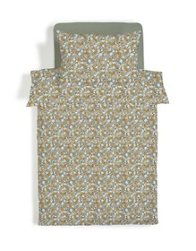 Resim Evmila Minik Çiçekler Desenli Nevresim Takımı - 160x220cm Nevresim +50x70cm Yastık Kılıfı+100x200cm Çarşaf 