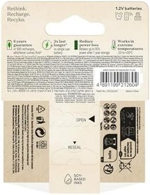 Resim GP Batteries ReCyko 1300 AA Kalem Ni-MH Şarjlı Pil, 1.2 Volt, 2'li Kart 