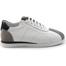 Resim Bambi Bej Leather Erkek Sneaker E01440030102 Bej 