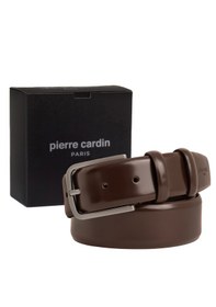 Resim Pierre Cardin Rugan Deri Erkek Kemer En 3,5 Cm Pc100a Kahve - Rugan 