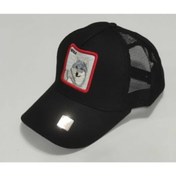 Resim SYT Kurt Işlemeli Fileli Spor Unisex Şapka Hayvan Figürlü Şapka 