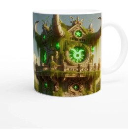 Resim Boğa Burcu Baskılı Kahve Kupası - Burçlar Krallığı Şatosu Vs3 