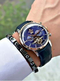 Resim Bentini Erkek Kol Saati – Otomatik Mekanizma, Takvimli, Deri Kordon, Su Geçirmez, 2 Yıl Garantili, Klipsli 