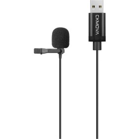 Resim Ckmova Lum 2 Usb-A Girişli Klipsli Yaka Mikrofonu 2m Kablo Uzunluğu 